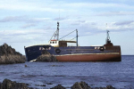 Artemis aground near Cullen September 1974