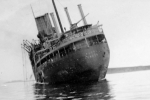 Aska aground Cara Rocks, Gigha September 1940