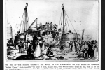 Wreckage of Comet at Gourock, Clyde October 1825