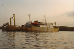 Karlti ashore Gigha December 1991