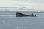 Limelight aground Sgeir Thraghaidh, Islay October-1966