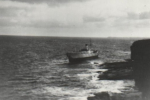 Stellatus aground Buchollie Castle March 1959
